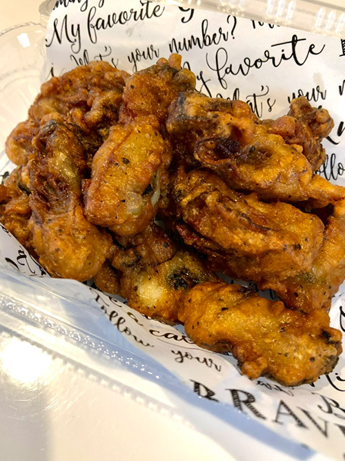 牡蠣のスパイシー唐揚げ